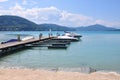 Lake Woerthersee in Carinthia, Austria