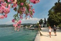 Lake Woerthersee during summertime