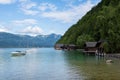 Lake Wolfgang in summer, Austria