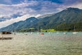 Lake Wolfgang Wolfgangsee- Salzkammergut,Austria Royalty Free Stock Photo