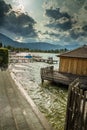 Lake Wolfgang Wolfgangsee- Salzkammergut,Austria Royalty Free Stock Photo