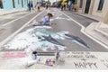 Lake Worth, Florida, USA Fab 23-24, 2019 25Th Annual Street Painting Festival