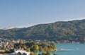 Lake Worthersee. Austria Royalty Free Stock Photo
