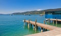 Lake Worthersee. Austria Royalty Free Stock Photo