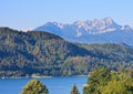 Lake Worthersee. Austria Royalty Free Stock Photo