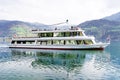 ZELL AM SEE, AUSTRIA, 14 OCTOBER, 2018: Touristic ship on Zeller Lake.
