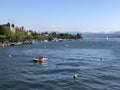 Lake Zurich or Der Zuerichsee or Zurichsee in the city of Zurich Royalty Free Stock Photo