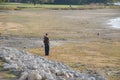 Lakebed during Texas Drought Royalty Free Stock Photo