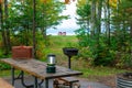 Lakefront campsite along Lake Superior