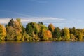 Lakefront in Fall Royalty Free Stock Photo