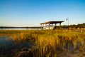 Lakehouse Landscape Royalty Free Stock Photo