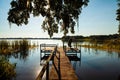 Lakehouse Landscape Royalty Free Stock Photo