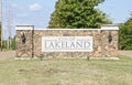 Lakeland, TN Roadsign Royalty Free Stock Photo