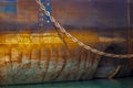 Bow detail of Great Lakes ship Royalty Free Stock Photo