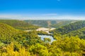 Lakes in amazing canyon of Krka National Park, Croatia Royalty Free Stock Photo