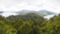 Lakes Buyan and Tamblingan on Bali island, Indonesia Royalty Free Stock Photo