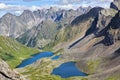 Lakes of glacial origin in Hanging Valley