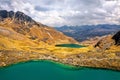 Lakes at the Huaytapallana mountain range in Huancayo, Peru Royalty Free Stock Photo