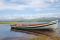 Lakes of Killarney moored boat