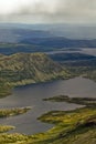 Lakes at mountain Gaustatoppen