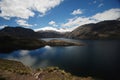Lakes and mountains in Peru Royalty Free Stock Photo