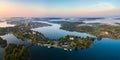 Lakes view from above