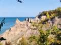 Chimney Bluffs State Park, New York Royalty Free Stock Photo