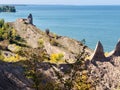 Chimney Bluffs State Park, New York Royalty Free Stock Photo