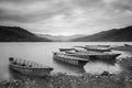 Lakeside Boats Royalty Free Stock Photo