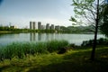 The lakeside of Changsha West Lake Park