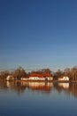 Lakeside Cottages Royalty Free Stock Photo