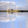 Lakeside Power Station Royalty Free Stock Photo