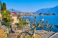Ascona cityscape from Lake Maggiore embankment, Switzerland Royalty Free Stock Photo