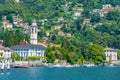 Lakeside view of Cernobbio town near lake Como in Italy Royalty Free Stock Photo