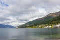 Lakeside of Wakatipu lake in Queenstown, NZ