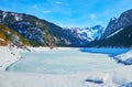 The lakeside walk, Gosausee, Gosau, Austria Royalty Free Stock Photo