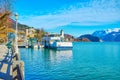 The lakeside walk in St Wolfgang, Salzkammergut, Austria