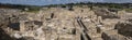 Large panoramic view of Crusader medieval castle at Beit Guvrin-Maresha National Park Royalty Free Stock Photo