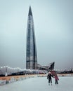 Lakhta tower in Saint Petersburg, Russia