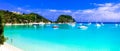 Lakka bay with turquoise waters, Paxos island,Greece