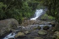 Lakkom water falls or Lakkam waterfalls, Idukki district of Kerala Royalty Free Stock Photo
