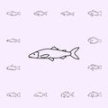 lakre herring icon. Fish icons universal set for web and mobile