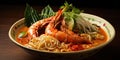 Laksa Love - Spicy Noodle Magic - Seafood Sensation