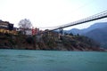 Lakshman Jhula Bridge Rishikesh Royalty Free Stock Photo