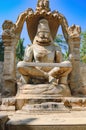 Lakshmi Narasimha statue in Hampi, India