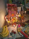 Lakshmi Puja on the festival of Deepawali