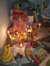 Lakshmi Puja on the festival of Deepawali