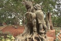 Lalbagh Botanical Gardens tree carvings, Bangalore