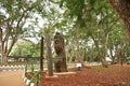 Lalbagh Botanical Gardens tree carvings, Bangalore