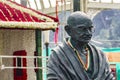 Lalbagh flower show January 2019 -Gandhi Statue and Sabarmathi Ashram Royalty Free Stock Photo